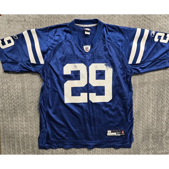 Vintage‎ Reebok NFL Indianapolis Colts Joseph Addai #29 Jersey Men’s XL Blue - Picture 1 of 10